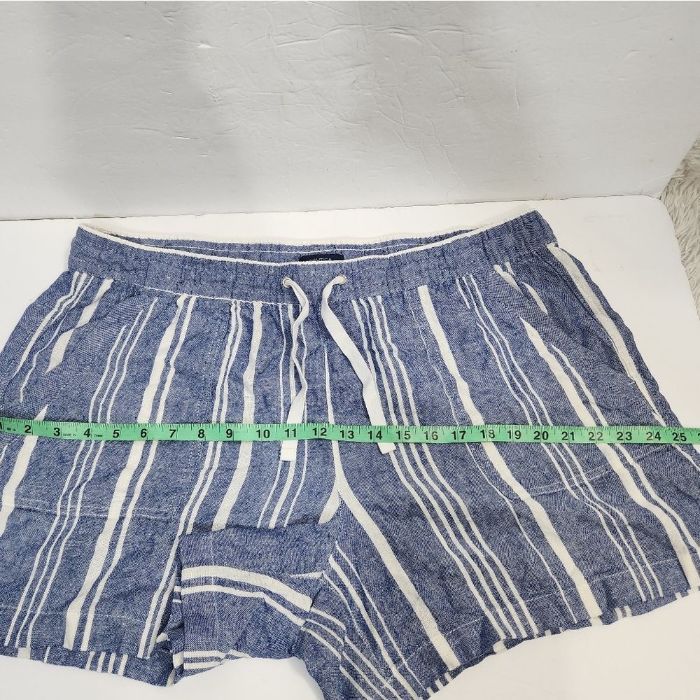 5x$25 Nautica linen blend stripe  5 " shorts size XL - Picture 3 of 11